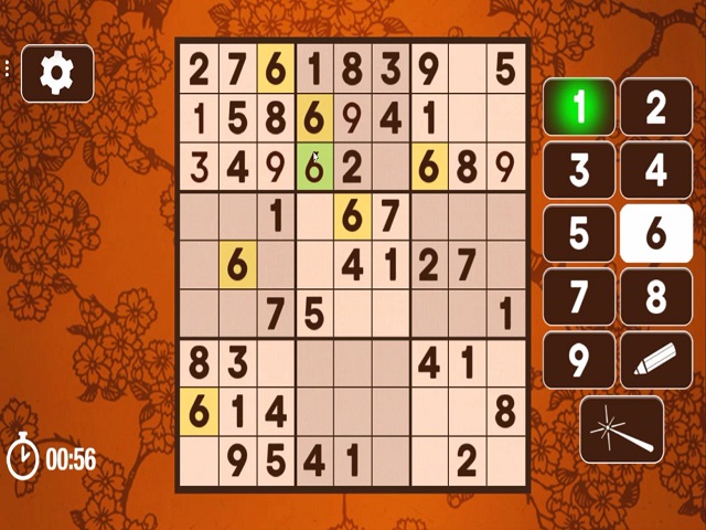 SUDOKU CLASSIC Online Spel POMU Spelletjes